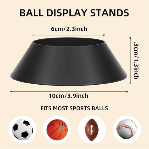 Supporto per espositore per palline sportive da 6 pezzi 2