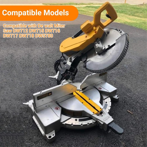 Miter Saw Trigger Power Switch DW712 with 2 PCS Carbon Motor Brushes 2