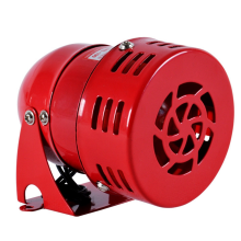 Alarm silnikowy MS-190 220 V 120 dB Czerwony mini metalowy alarm silnikowy