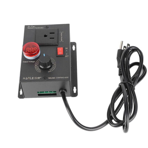 Variable Speed Controller 18A Stepless Regulation Fan Motor SCR Voltage Regulator  110‑240V 1