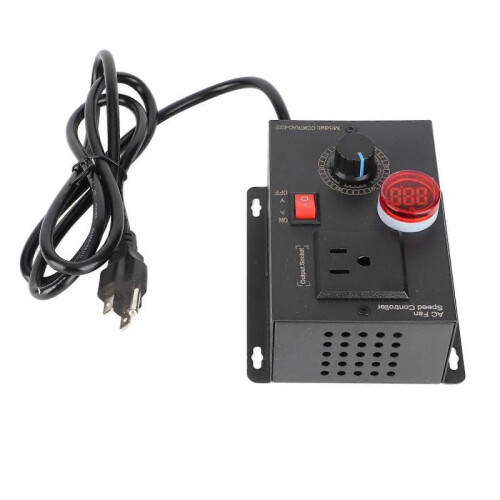 Variable Speed Controller 18A Stepless Regulation Fan Motor SCR Voltage Regulator  110‑240V 2