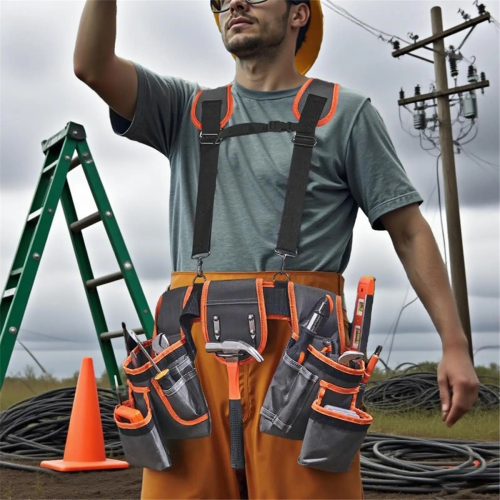 Heavy Duty Tool Belt Utility Toolbelt Adjustable Waist Holder 1