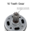 RS550 12V 12000 DC-motor 12000 tpm 4