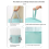 2PCS Faltbare Fußbad Eimer Vertiefung Einweichen Becken Tragbare 5