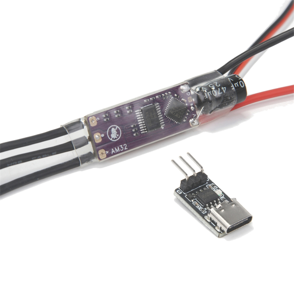 Am32 40A 32-Bit Mini Esc Programming Bec Pwm Param Converter 4851555643848