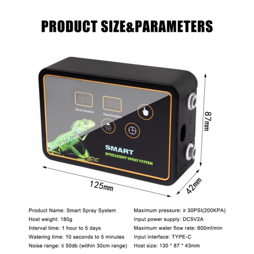 Reptile Intelligent System Fogger Terrarium Luftfugter EU Stik 2