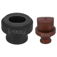 Hydraulisk hulstansemaskine 15x20mm ovalt hul elektrisk stansesæt