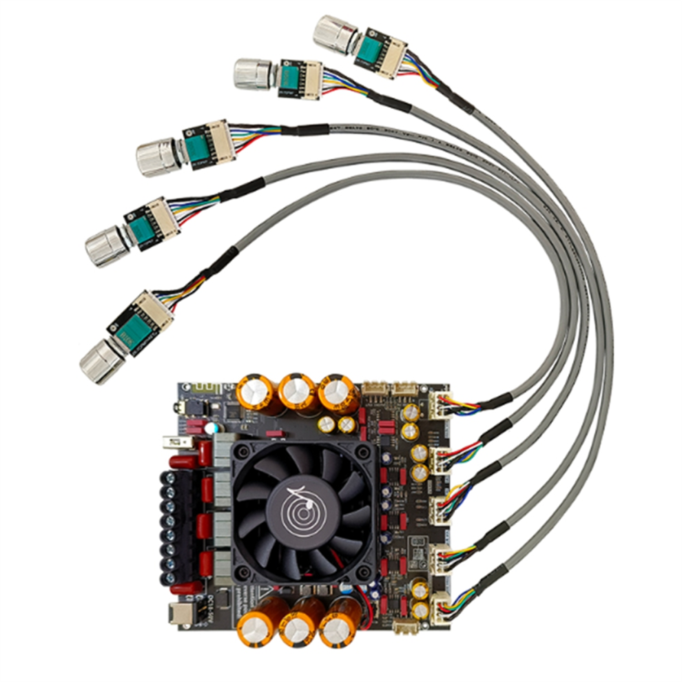As21p Digital Power Amplifier Board Stereo 2X3000w+600W Subwoofer 4851555642476