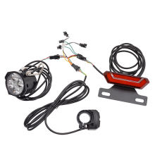 Fahrrad Scheinwerfer und Rücklicht Set Ebike Blinker