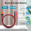 XT60i til O-ring terminalkabel 10AWG hun- til O-ring stik 4