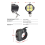 Fahrrad Scheinwerfer und Rücklicht Set Ebike Blinker 7
