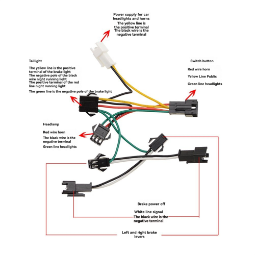 Fahrrad Scheinwerfer und Rücklicht Set Ebike Blinker 2
