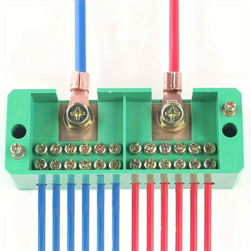 Fj6 Single-Phase Wire Junction Box 12 Export, Brass Terminal Block, 2