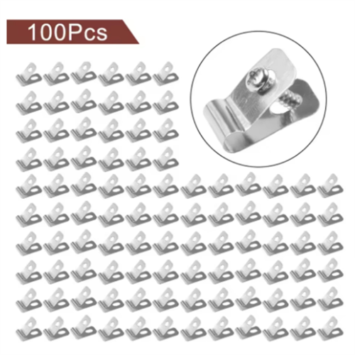 Lot de 100 pinces de fixation pour clôtures agricoles 1