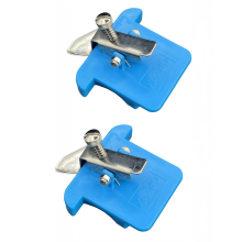 Guía de costura magnética para máquina de coser, 2 piezas, azul