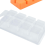 Beholdere til smeltevoks - 8 tomme plastikforme til smeltevoks - 50 pakker 2