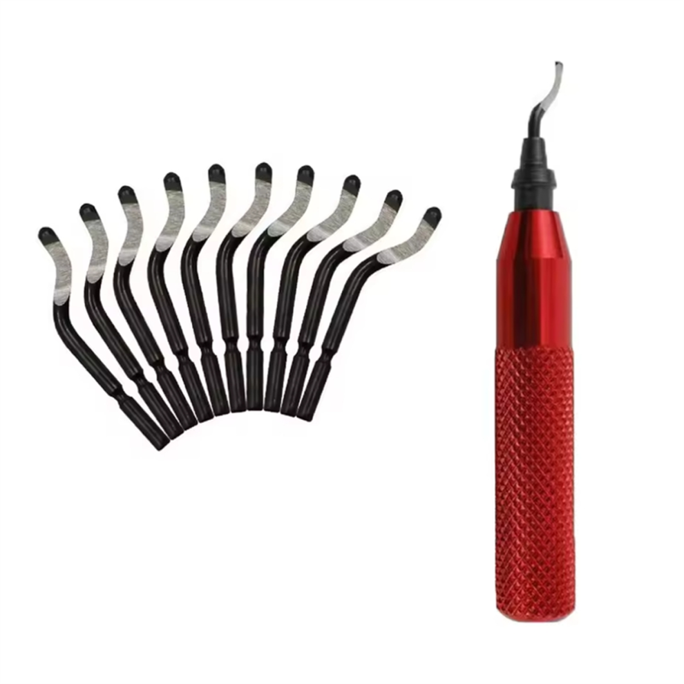 Metal Deburring Tool Kit Burr Cutter Trimming Knife 4851555644821
