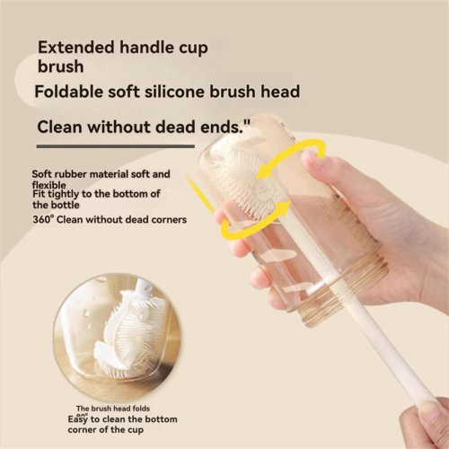 Corner Cup Cleaning Brush Long-Handled Small Brush Bottle Brush 1