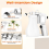110v Textile , Mesh Screen Cleaner, Spot Cleaning- UK Plug 7