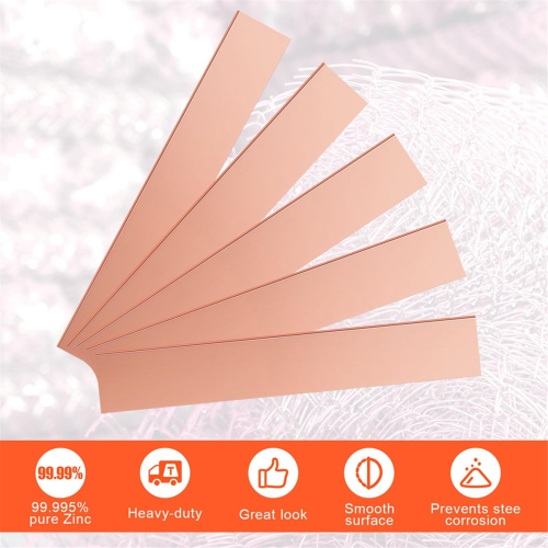 5-pack zuiver koperen anodeplaat (99,995% zuiver) 2