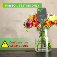 PH-metru profesional pentru sol, 8 în 1, tester de pH pentru sol și fertilitate EC, pentru sare