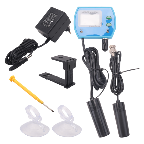Monitor online de pH/EC, acidometru, 2 în 1, pH-EC, ștecher UE 2
