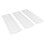 3Pcs/Set Cream Scraper Plastic Scraper Fondant 6
