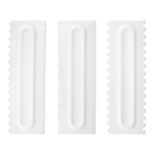 3Pcs/Set Cream Scraper Plastic Scraper Fondant