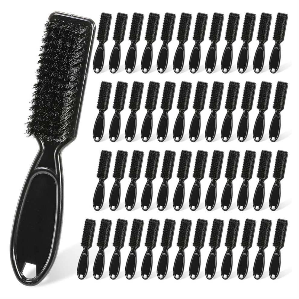 Barber Clipper Brushes,Plastic Handle Nylon Bristles Cleaning Brush