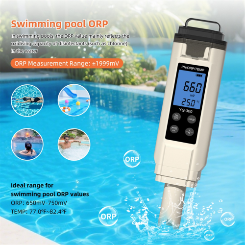 -300 Wassertester PH ORP Temperaturmessgerät 2
