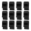 12pcs Dutch Oven Lid Protector Clips Silicone Cookware Black 1