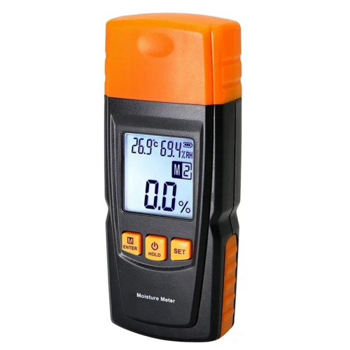 Wood Moisture 2-70% Meter Humidity Tester Timber Damp Detector 2