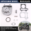 Motorfiets cilinderset motorbehuizing zuigerveerset 5