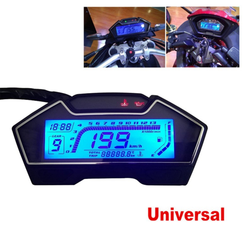 Universal Motorcycle Speedometer Odometer Tachometer 2