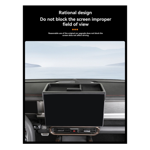 Car Central Control Screen Rear Storage Box for Jetour 1