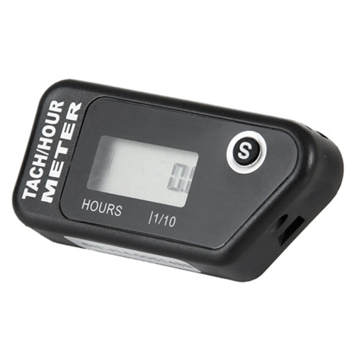 Motorcycle Speed Hour Meter Inductive LCD Digital Accumulative Hour 1
