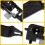 1Pair Front Door Handle Base for Focus 2000-2007 5
