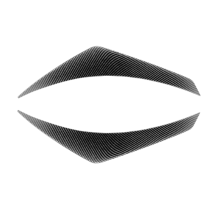 Spoiler lateral pentru bara de protecție față auto, spoiler lateral, ornamente pentru B