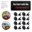 50Pcs Car Chassis Rear Bumper Hexagon Head Nut 7