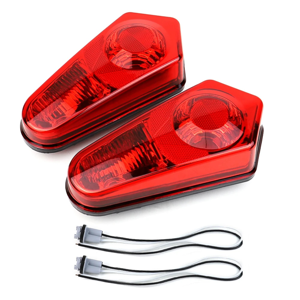2Pcs Rear Atv Utv Taillights Stop Lamp Shell For ,A Light 4714157437904
