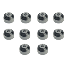 10 piezas Tuerca de tornillo de asiento de motocicleta Tuerca de asiento trasero para