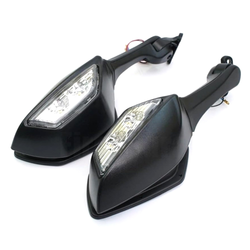 Motorcykelspejle med LED-blinklys til -10R