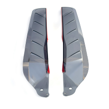 Protection de jambe de moto grise