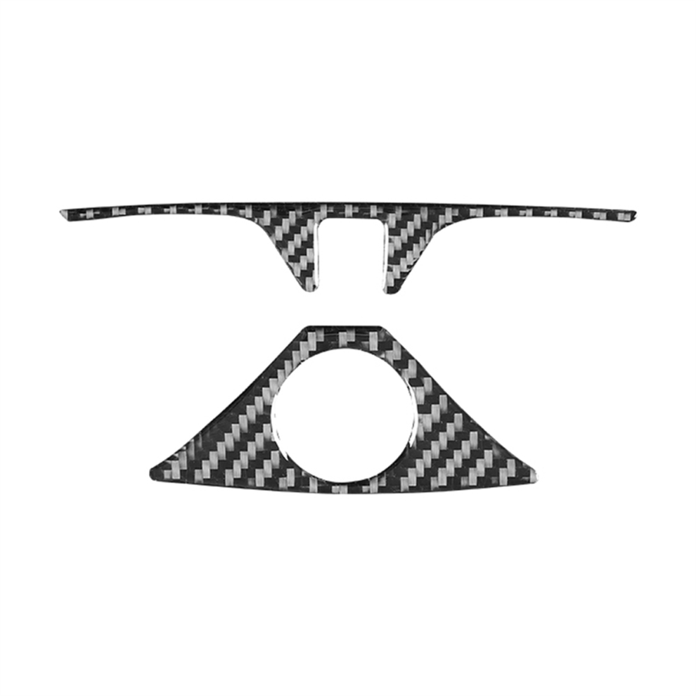 Carbon Fiber Central Control Water Cup Holder Cover Trim 4714157444551