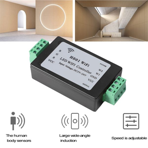stk. H801 RGBW LED WIFI-controller LED RGB-controller DC5-24V indgang 2