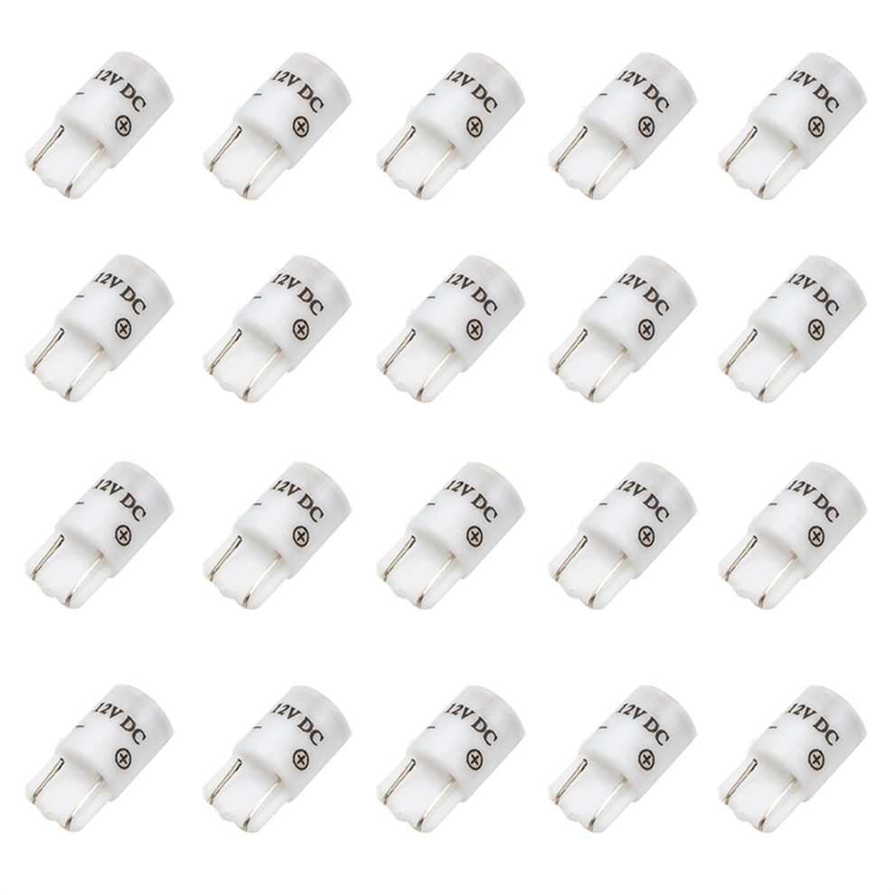100Pcs 12V Led Arcade Buttons Illuminated Push Buttons White 4714157448375