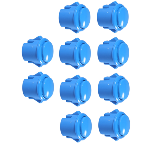 10 Pcs Arcade Buttons 30Mm Responsive Arcade Buttons Blue 1