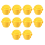 10 Pcs Arcade Buttons 30Mm Responsive Arcade Buttons Yellow 1