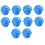 10 Pcs Arcade Buttons 30Mm Responsive Arcade Buttons Blue 1