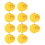 10 Pcs Arcade Buttons 30Mm Responsive Arcade Buttons Yellow 3